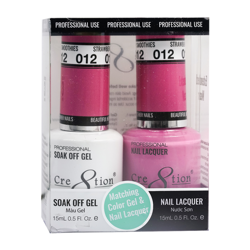 Cre8tion Gel Polish And Nail Lacquer, 012, 0.5oz, 0916-0853