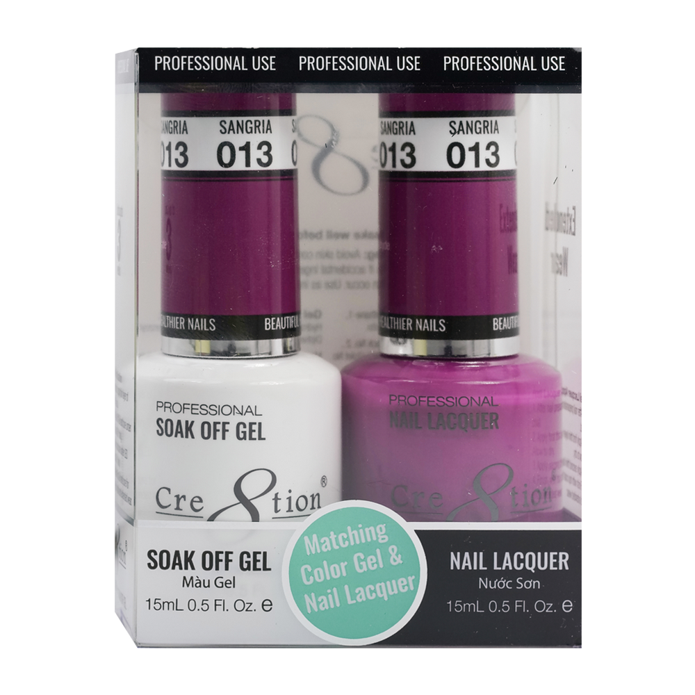 Cre8tion Gel Polish And Nail Lacquer, 013, 0.5oz, 0916-0854