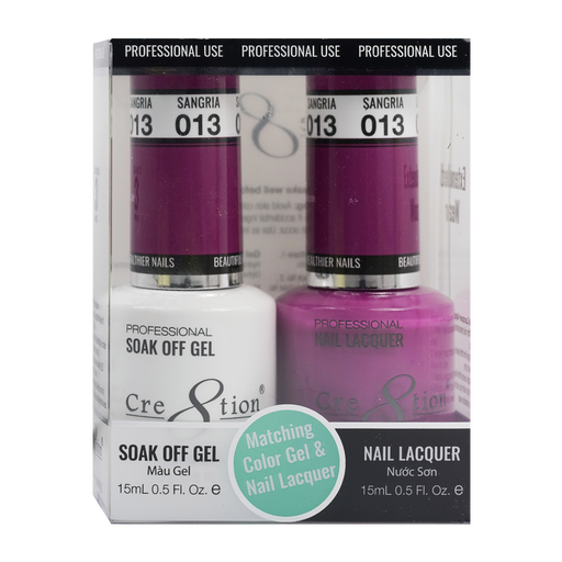 Cre8tion Gel Polish And Nail Lacquer, 013, 0.5oz, 0916-0854