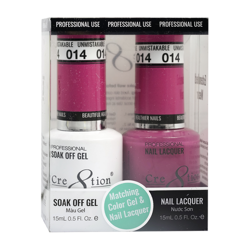 Cre8tion Gel Polish And Nail Lacquer, 014, 0.5oz, 0916-0855