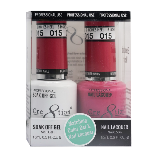 Cre8tion Gel Polish And Nail Lacquer, 015, 0.5oz, 0916-0856