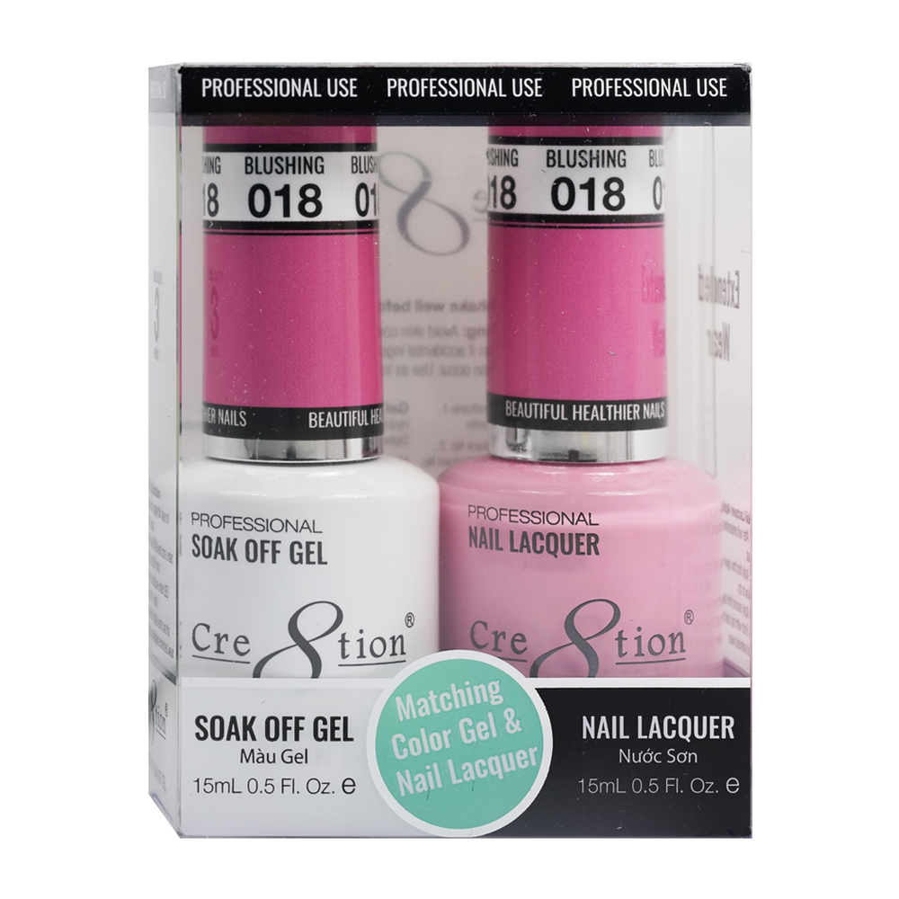 Cre8tion Gel Polish And Nail Lacquer, 018, 0.5oz, 0916-0859