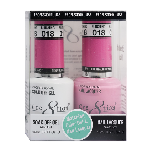 Cre8tion Gel Polish And Nail Lacquer, 018, 0.5oz, 0916-0859