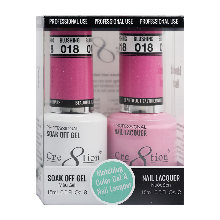Cre8tion Gel Polish And Nail Lacquer, 018, 0.5oz, 0916-0859