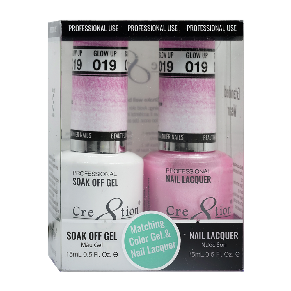 Cre8tion Gel Polish And Nail Lacquer, 019, 0.5oz, 0916-0860