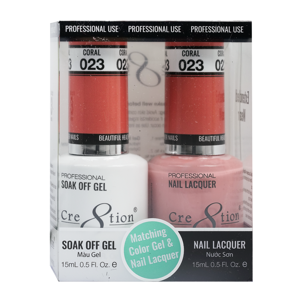 Cre8tion Gel Polish And Nail Lacquer, 023, 0.5oz, 0916-0864