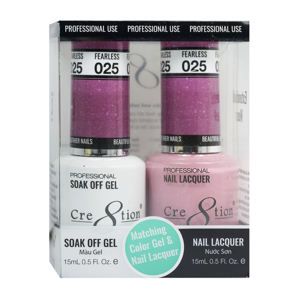 Cre8tion Gel Polish And Nail Lacquer, 025, 0.5oz, 0916-0866