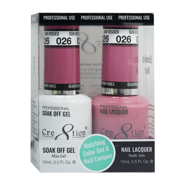 Cre8tion Gel Polish And Nail Lacquer, 026, 0.5oz, 0916-0867