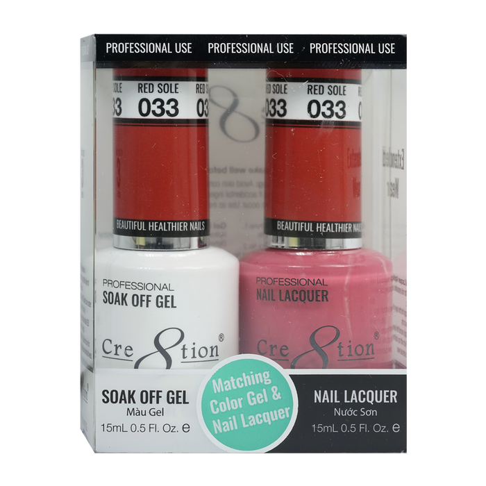 Cre8tion Gel Polish And Nail Lacquer, 033, 0.5oz, 0916-0874