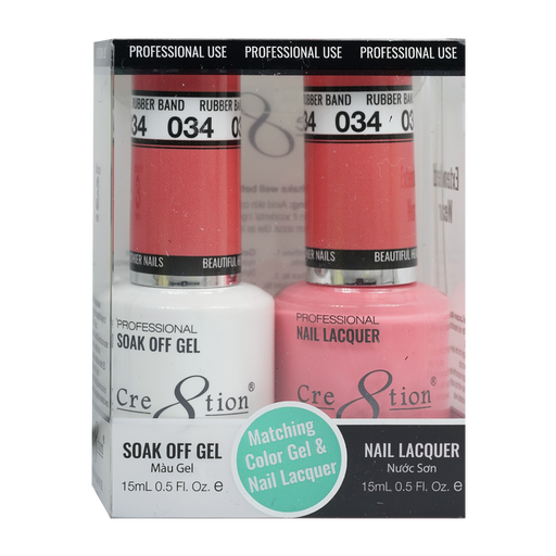 Cre8tion Gel Polish And Nail Lacquer, 034, 0.5oz, 0916-0875