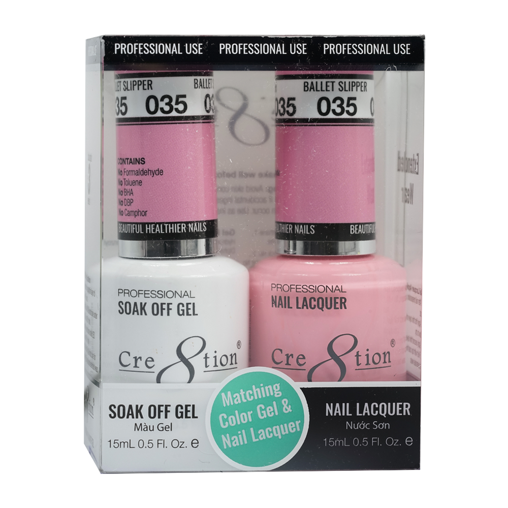 Cre8tion Gel Polish And Nail Lacquer, 035, 0.5oz, 0916-0876