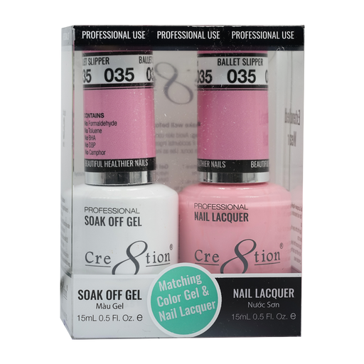 Cre8tion Gel Polish And Nail Lacquer, 035, 0.5oz, 0916-0876