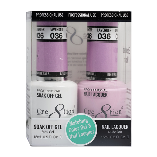 Cre8tion Gel Polish And Nail Lacquer, 036, 0.5oz, 0916-0877