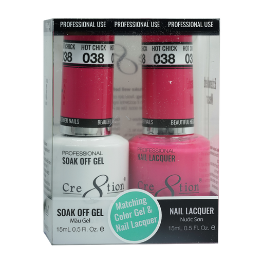 Cre8tion Gel Polish And Nail Lacquer, 038, 0.5oz, 0916-0879