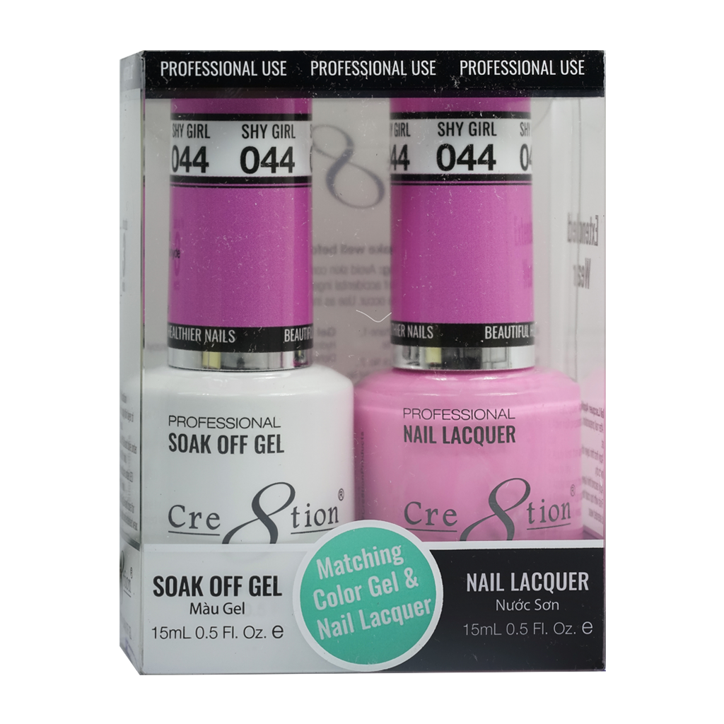 Cre8tion Gel Polish And Nail Lacquer, 044, 0.5oz, 0916-0885