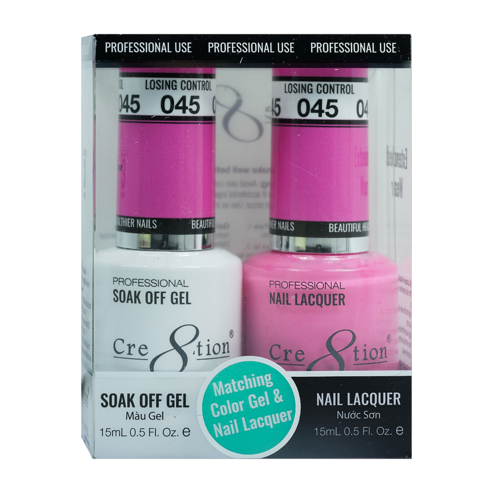 Cre8tion Gel Polish And Nail Lacquer, 045, 0.5oz, 0916-0886