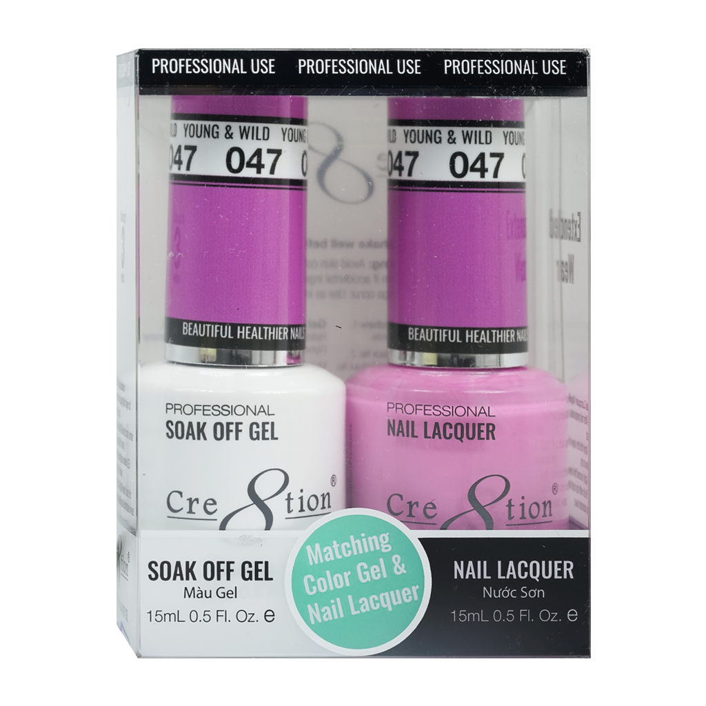 Cre8tion Gel Polish And Nail Lacquer, 047, 0.5oz, 0916-0888