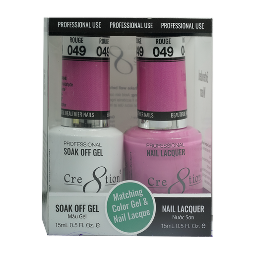 Cre8tion Gel Polish And Nail Lacquer, 049, 0.5oz, 0916-0890