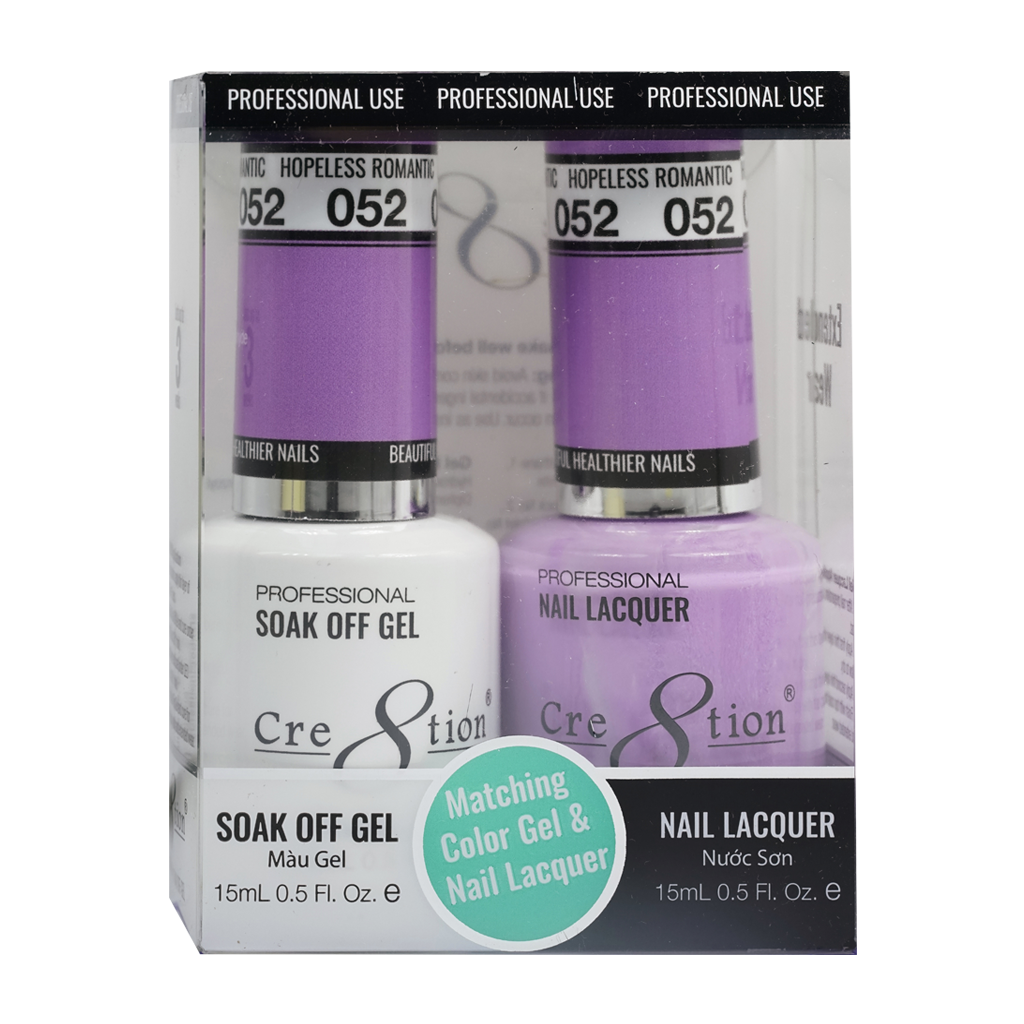 Cre8tion Gel Polish And Nail Lacquer, 052, 0.5oz, 0916-0893