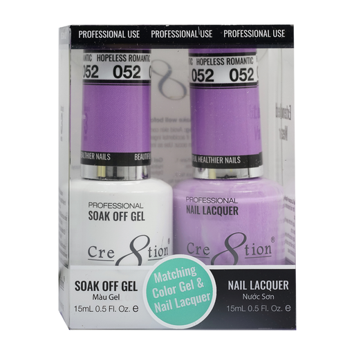 Cre8tion Gel Polish And Nail Lacquer, 052, 0.5oz, 0916-0893