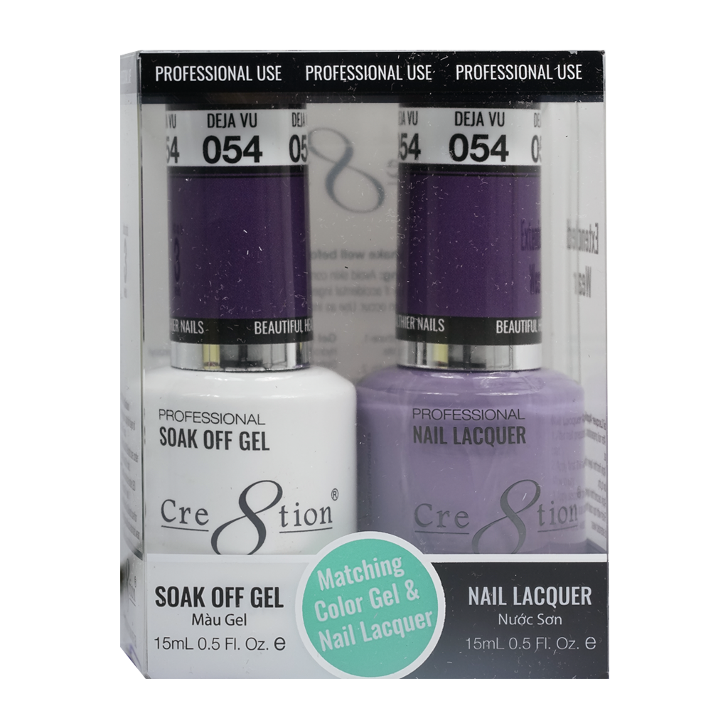 Cre8tion Gel Polish And Nail Lacquer, 054, 0.5oz, 0916-0895