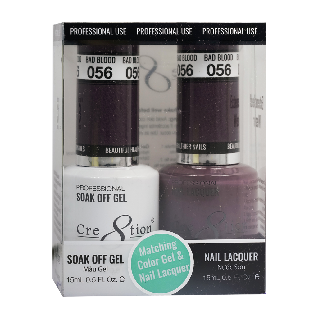 Cre8tion Gel Polish And Nail Lacquer, 056, 0.5oz, 0916-0897