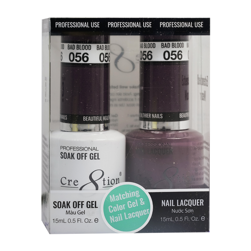 Cre8tion Gel Polish And Nail Lacquer, 056, 0.5oz, 0916-0897
