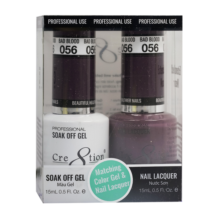 Cre8tion Gel Polish And Nail Lacquer, 056, 0.5oz, 0916-0897