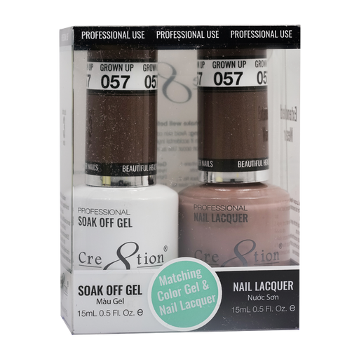 Cre8tion Gel Polish And Nail Lacquer, 057, 0.5oz, 0916-0898