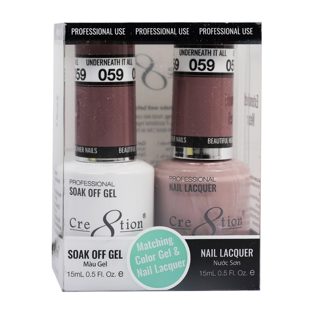 Cre8tion Gel Polish And Nail Lacquer, 059, 0.5oz, 0916-0900