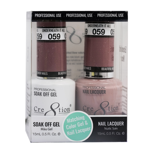 Cre8tion Gel Polish And Nail Lacquer, 059, 0.5oz, 0916-0900