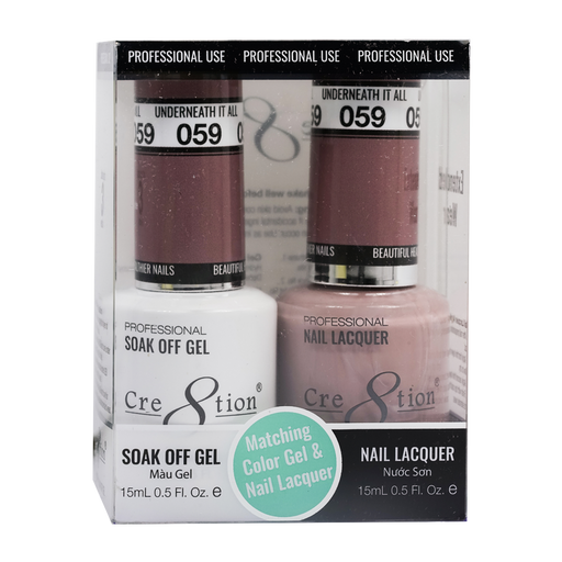 Cre8tion Gel Polish And Nail Lacquer, 059, 0.5oz, 0916-0900