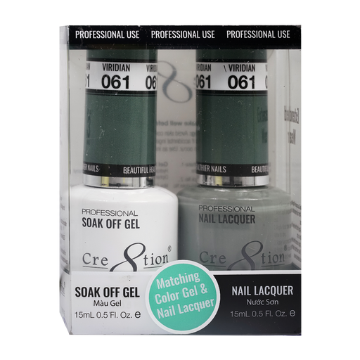 Cre8tion Gel Polish And Nail Lacquer, 061, 0.5oz, 0916-0902