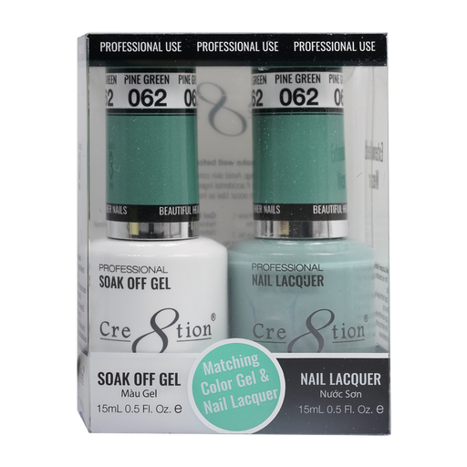 Cre8tion Gel Polish And Nail Lacquer, 062, 0.5oz, 0916-0903