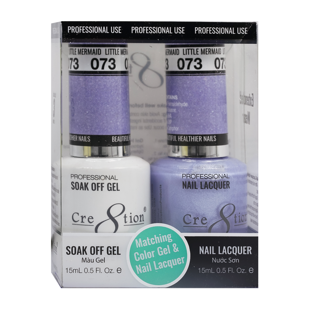 Cre8tion Gel Polish And Nail Lacquer, 073, 0.5oz, 0916-0914