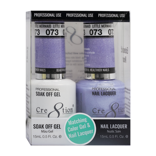 Cre8tion Gel Polish And Nail Lacquer, 073, 0.5oz, 0916-0914