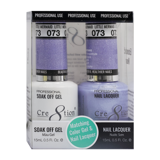 Cre8tion Gel Polish And Nail Lacquer, 073, 0.5oz, 0916-0914