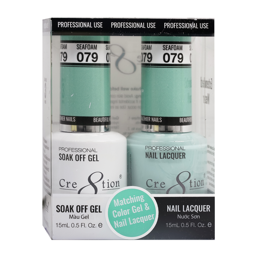 Cre8tion Gel Polish And Nail Lacquer, 079, 0.5oz, 0916-0920
