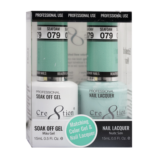 Cre8tion Gel Polish And Nail Lacquer, 079, 0.5oz, 0916-0920