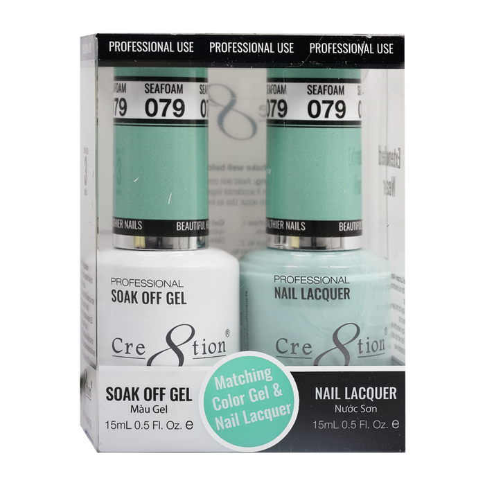 Cre8tion Gel Polish And Nail Lacquer, 079, 0.5oz, 0916-0920