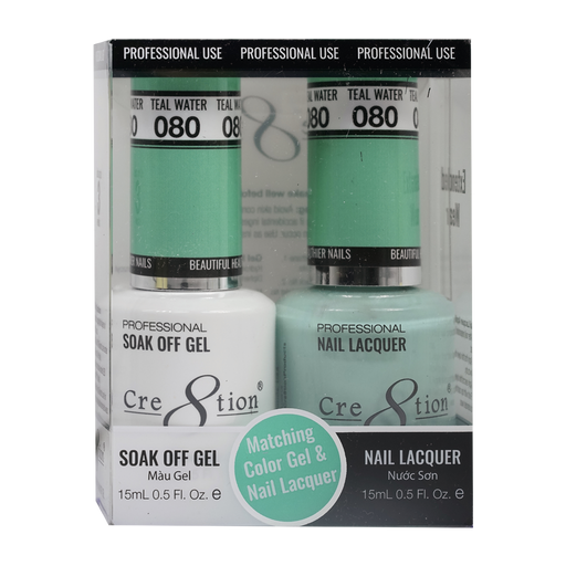 Cre8tion Gel Polish And Nail Lacquer, 080, 0.5oz, 0916-0921