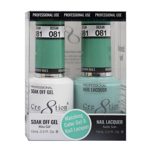 Cre8tion Gel Polish And Nail Lacquer, 081, 0.5oz, 0916-0922