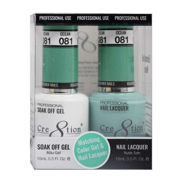 Cre8tion Gel Polish And Nail Lacquer, 081, 0.5oz, 0916-0922