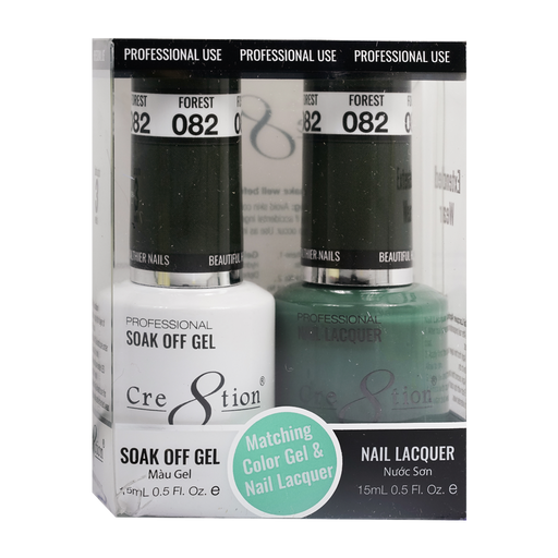 Cre8tion Gel Polish And Nail Lacquer, 082, 0.5oz, 0916-0923