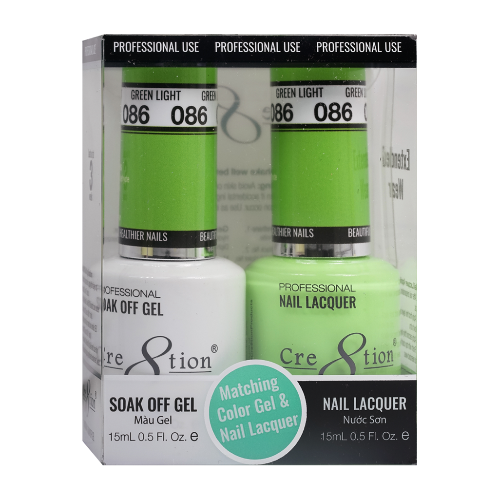 Cre8tion Gel Polish And Nail Lacquer, 086, 0.5oz, 0916-0927