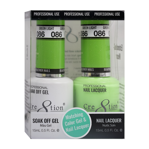 Cre8tion Gel Polish And Nail Lacquer, 086, 0.5oz, 0916-0927