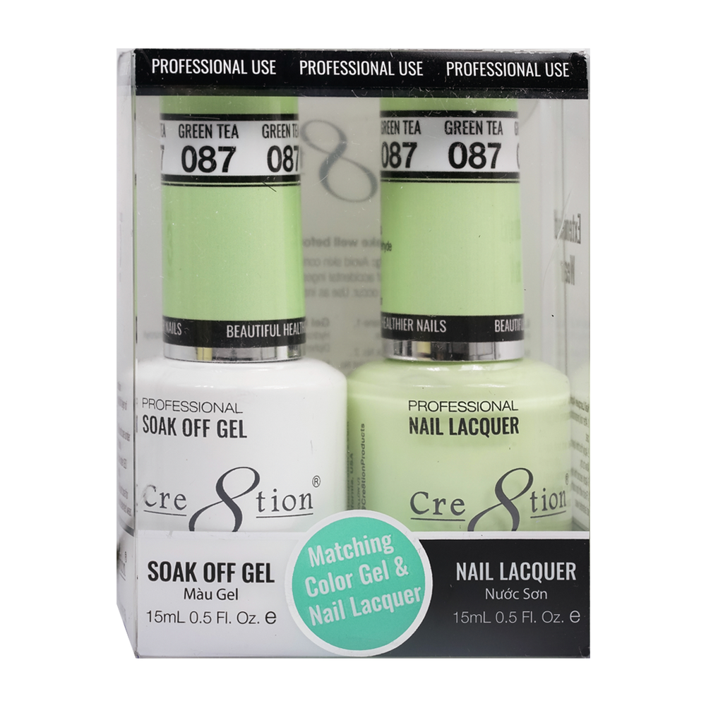 Cre8tion Gel Polish And Nail Lacquer, 087, 0.5oz, 0916-0928