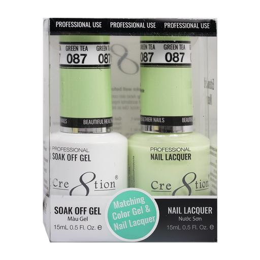 Cre8tion Gel Polish And Nail Lacquer, 087, 0.5oz, 0916-0928