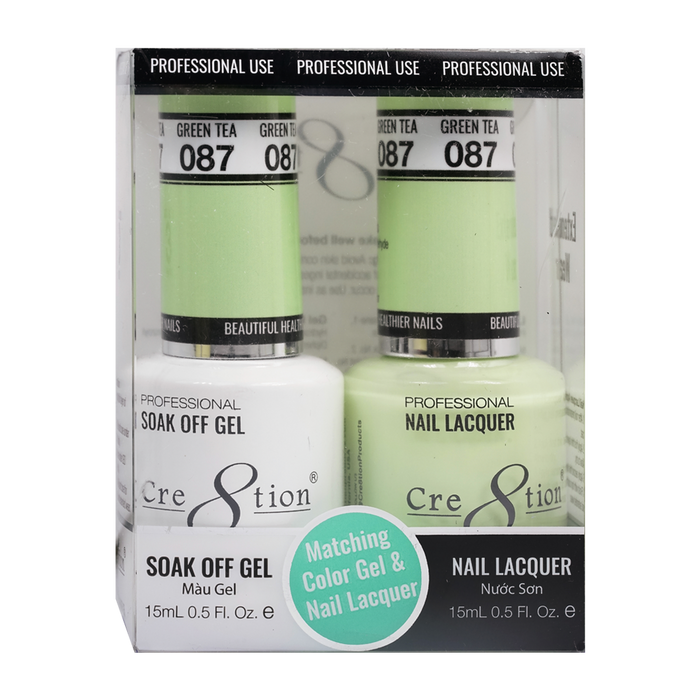 Cre8tion Gel Polish And Nail Lacquer, 087, 0.5oz, 0916-0928