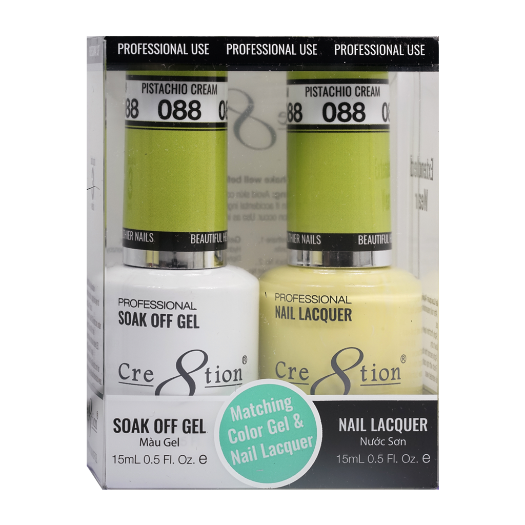 Cre8tion Gel Polish And Nail Lacquer, 088, 0.5oz, 0916-0929